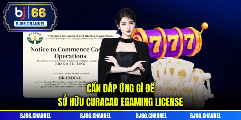 Cần đáp ứng gì để sở hữu Curacao eGaming License