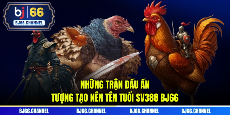 Những trận đấu ấn tượng tạo nên tên tuổi SV388 BJ66
